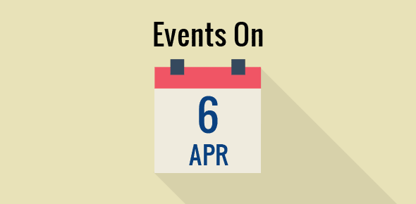 Events on 6 April cover image