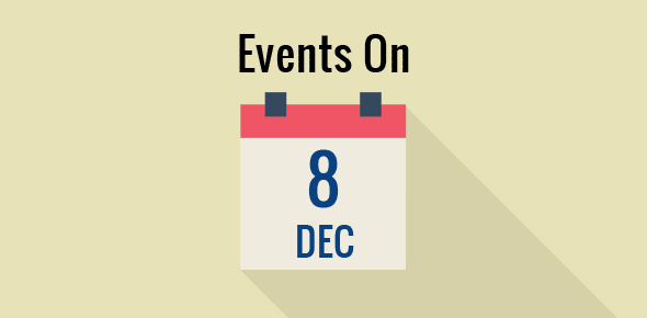 Events on 8 December cover image