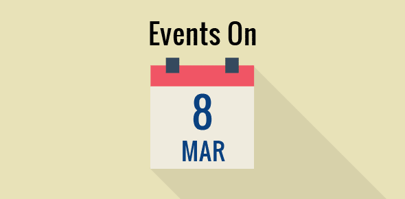 Events on 8 March cover image