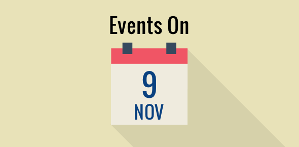 Events on 9 November cover image