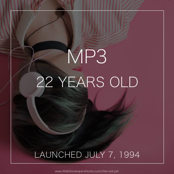 Feel Old Yet? MP3 launched