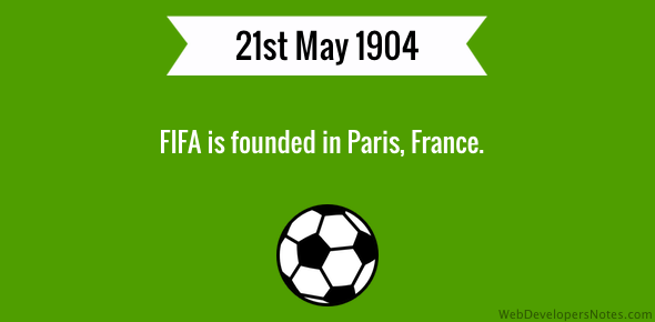 FIFA founded