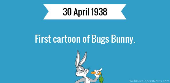 First cartoon of Bugs Bunny cover image