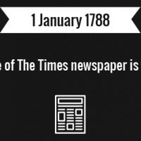 First issue of The Times newspaper is published