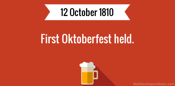 First Oktoberfest held cover image