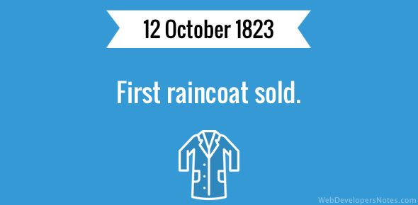 First raincoat sold cover image