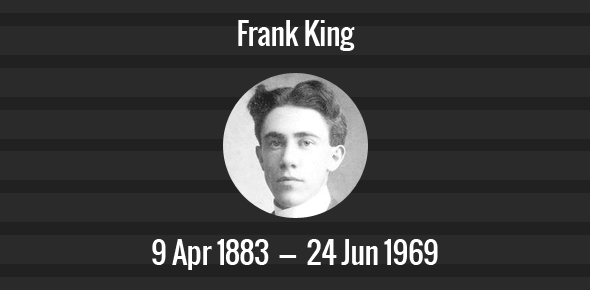 Frank King Death Anniversary - 24 June 1969