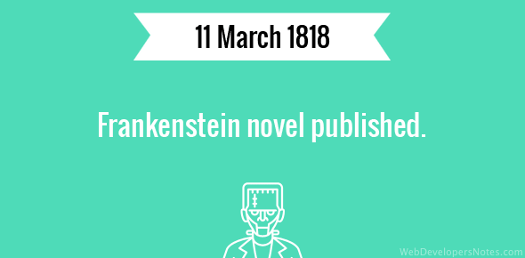 Frankenstein novel published cover image