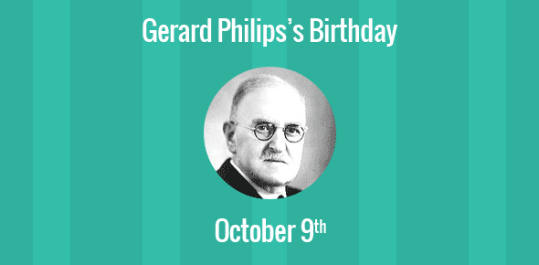 Gerard Philips cover image