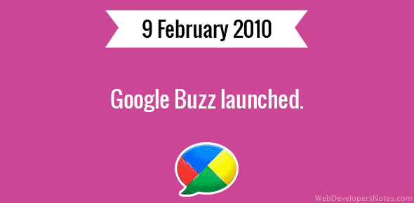 Google Buzz launched cover image
