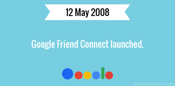 Google Friend Connect launched cover image