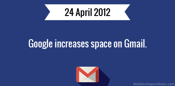 Google increases space on Gmail cover image