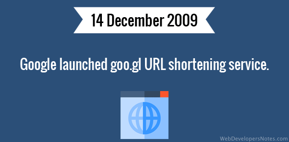 Google launched goo.gl URL shortening service cover image