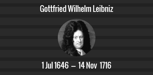 Gottfried Wilhelm Leibniz cover image