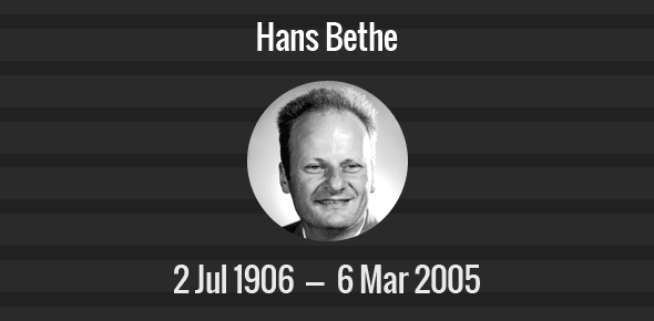 Hans Bethe cover image