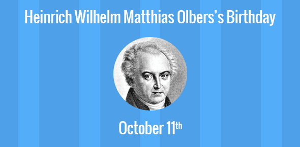 Heinrich Wilhelm Matthias Olbers cover image