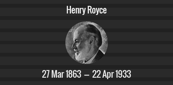Henry Royce cover image