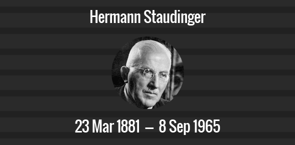 Hermann Staudinger cover image