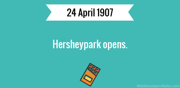 Hersheypark opens cover image