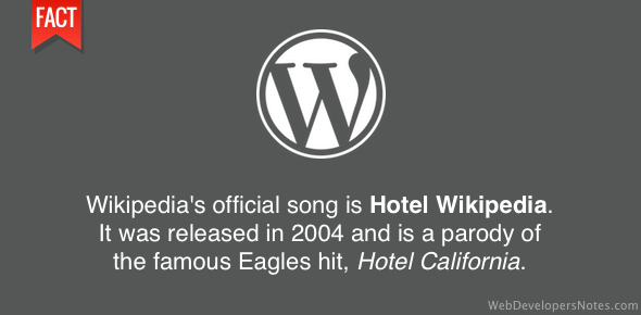 Wikipedia official song - Hotel Wikipedia