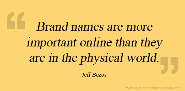 Importance of online brand names cover image