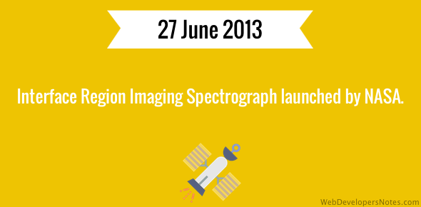 Interface Region Imaging Spectrograph launched cover image