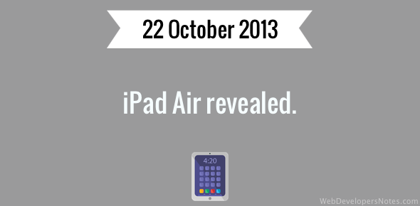 iPad Air revealed cover image