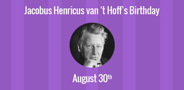 Jacobus Henricus van ‘t Hoff cover image