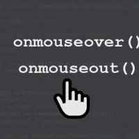 JavaScript Event Handlers - onmouseover() and onmouseout()