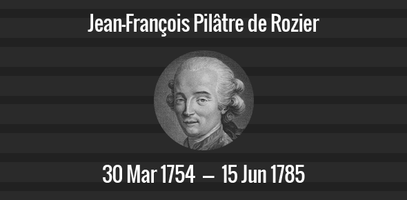 Jean-François Pilâtre de Rozier cover image