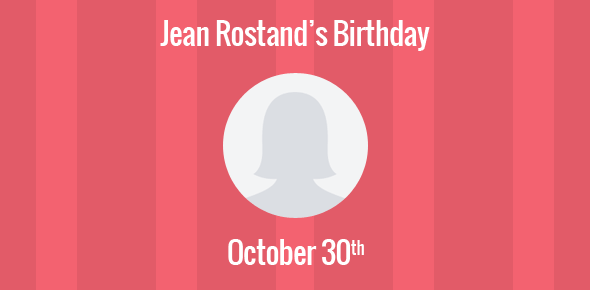 Jean Rostand cover image