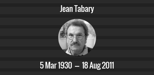 Jean Tabary Death Anniversary - 18 August 2011