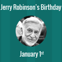 Jerry Robinson Birthday - 1 January 1922