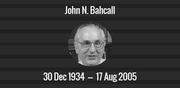 John N. Bahcall cover image