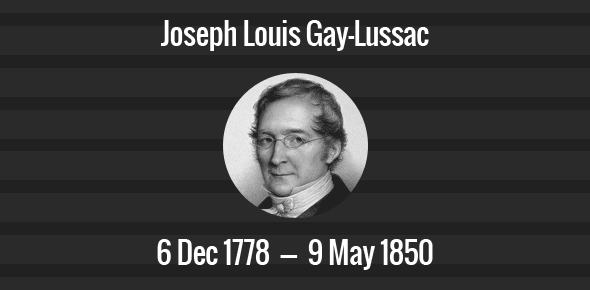 Joseph Louis Gay-Lussac cover image