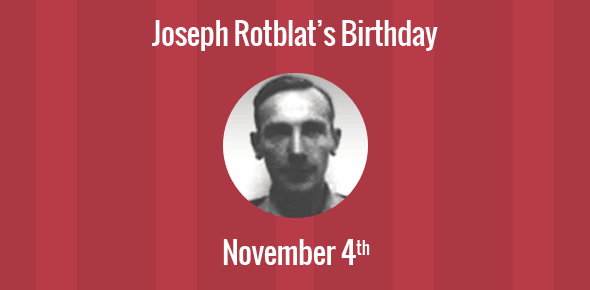 Joseph Rotblat cover image