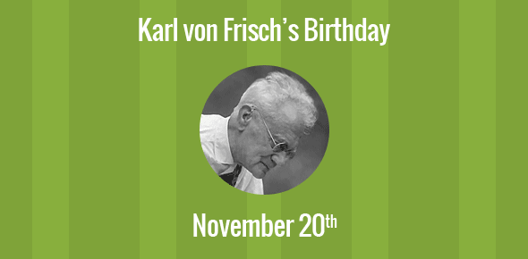 Karl von Frisch cover image
