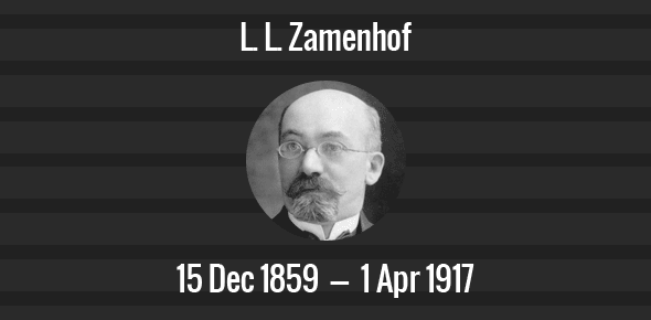 L. L. Zamenhof cover image