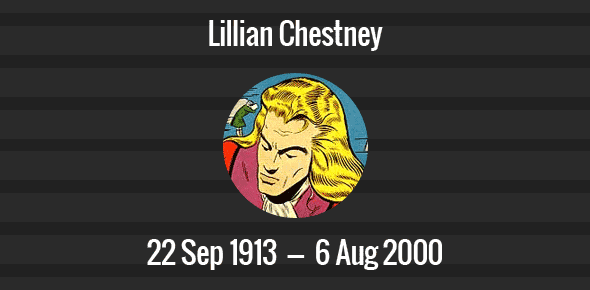 Lillian Chestney Death Anniversary - 6 August 2000