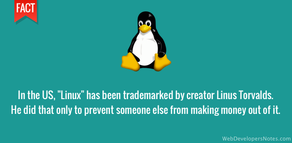 Linux trademarked by Linus Torvalds