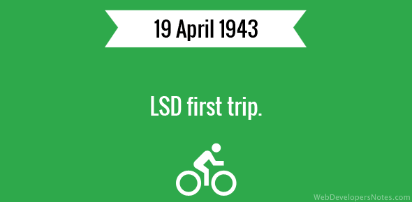 LSD first trip cover image
