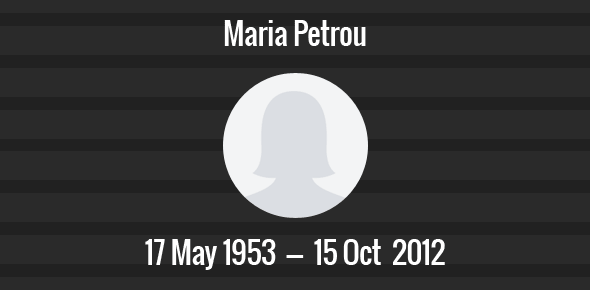 Maria Petrou cover image