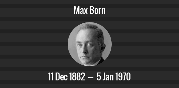 Max Born cover image