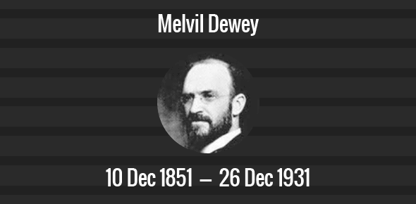 Melvil Dewey cover image