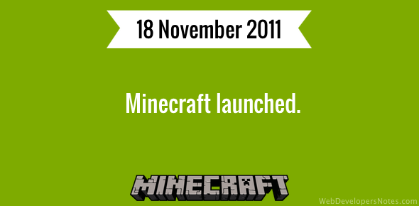 Minecraft launched cover image