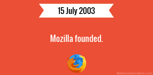 Mozilla founded cover image