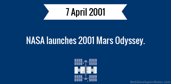 NASA launches 2001 Mars Odyssey cover image