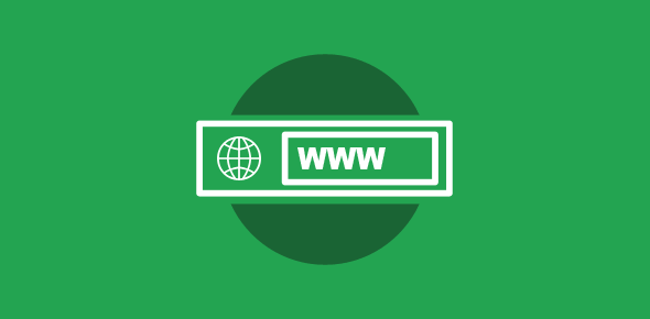 Need a web site address: Get a domain name