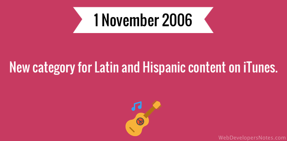 New category for Latin and Hispanic content on iTunes cover image