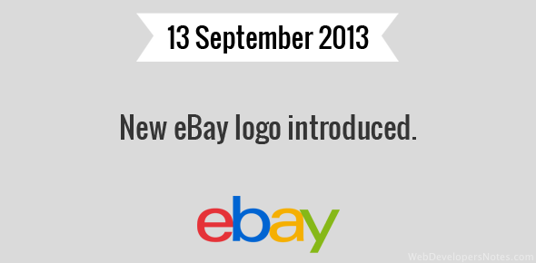 New eBay logo introduced cover image